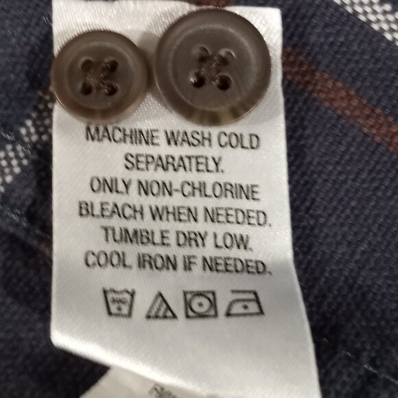 RIDGECUT TOUGHWEAR MEN'S LONG SLEEVE HEAVY FLANNEL SHIRT WITH ELBOW PATCH SIZE L - Picture 2 of 10